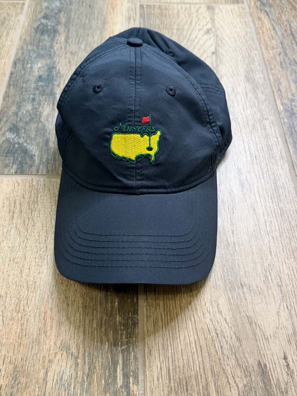 Masters Augusta National Golf Club Fit Adjustable Black Hat by Ahead